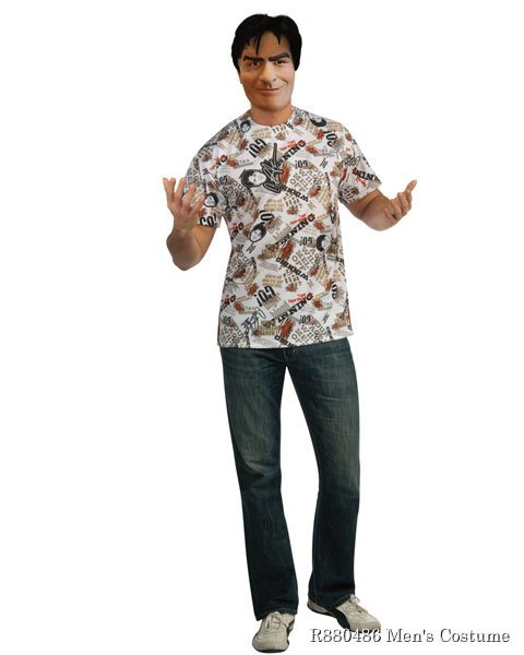 Charlie Sheen Mens Costume Kit - Click Image to Close