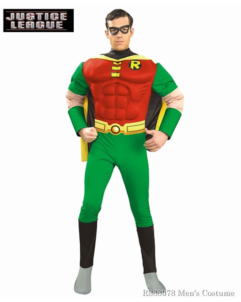 Adult Deluxe Robin Muscle Chest Costume