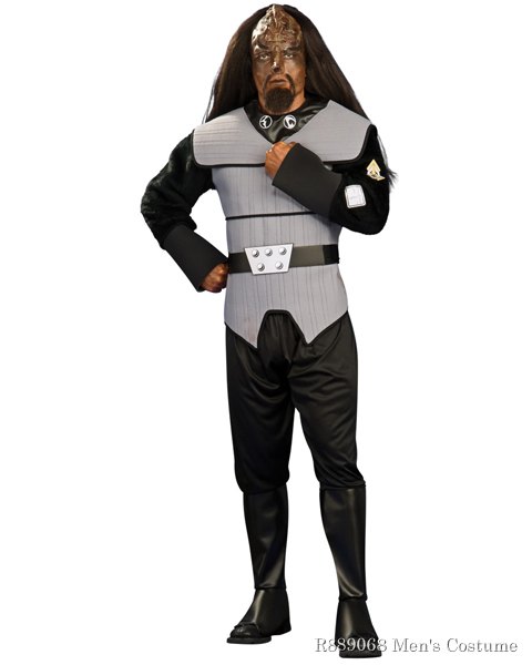 Star Trek TNG Adult Deluxe Klingon Male Costume - Click Image to Close