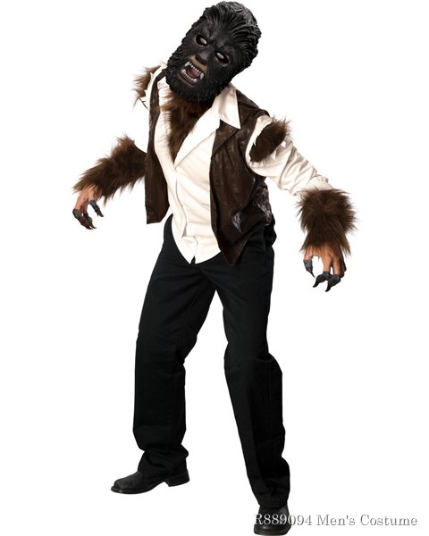 Adult Deluxe The Wolfman Costume - Click Image to Close