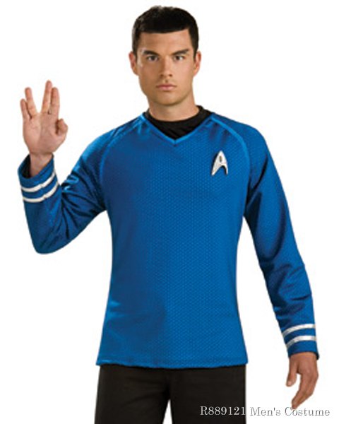 Star Trek The Movie Adult Grand Heritage Blue Shirt - Click Image to Close