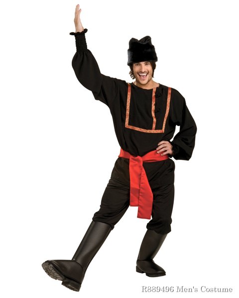 Black Russian Mens Costume - Click Image to Close