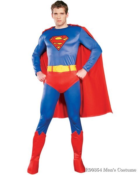 Deluxe Regency Superman Mens Costume - Click Image to Close