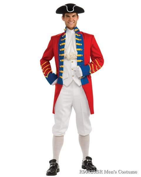 Regency Collection British Redcoat Mens Costume - Click Image to Close