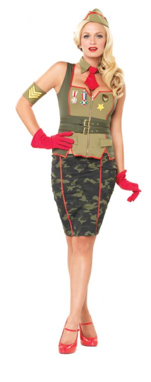 Military Pinup Costume - Click Image to Close