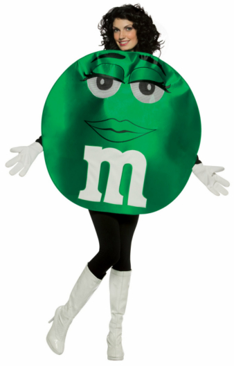 M&Ms Green Deluxe Teen Costume - Click Image to Close