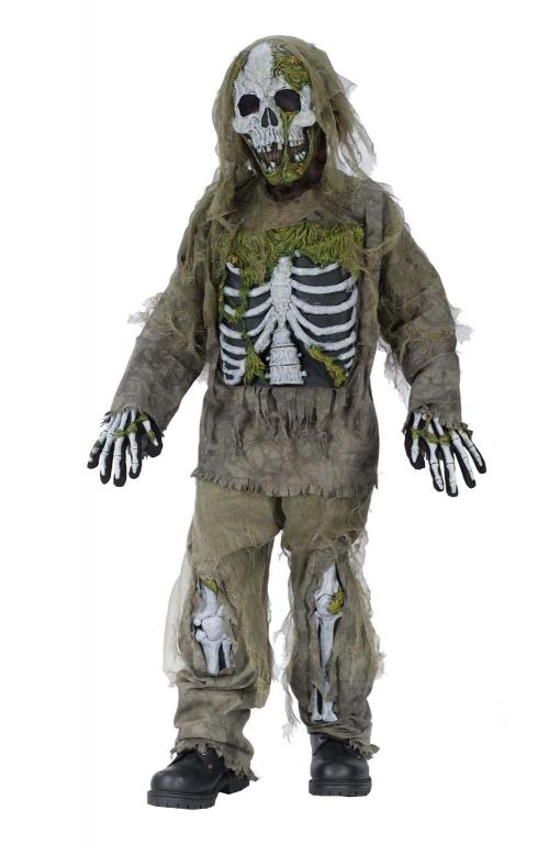 Skeleton Zombie Child Costume - Click Image to Close