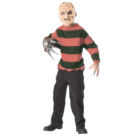 A Nightmare on Elm Street Freddy Krueger Sweater & Mask Child Co - Click Image to Close