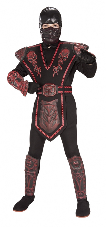Red Skull Warrior Ninja Costume