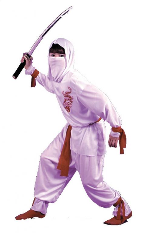 White Ninja Deluxe Child Costume