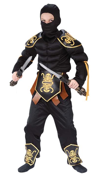 Ninja Warrior Muscle Child Costume