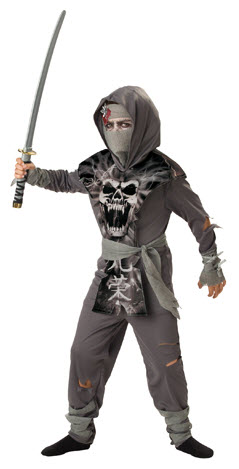 Zombie Ninja Child Costume - Click Image to Close