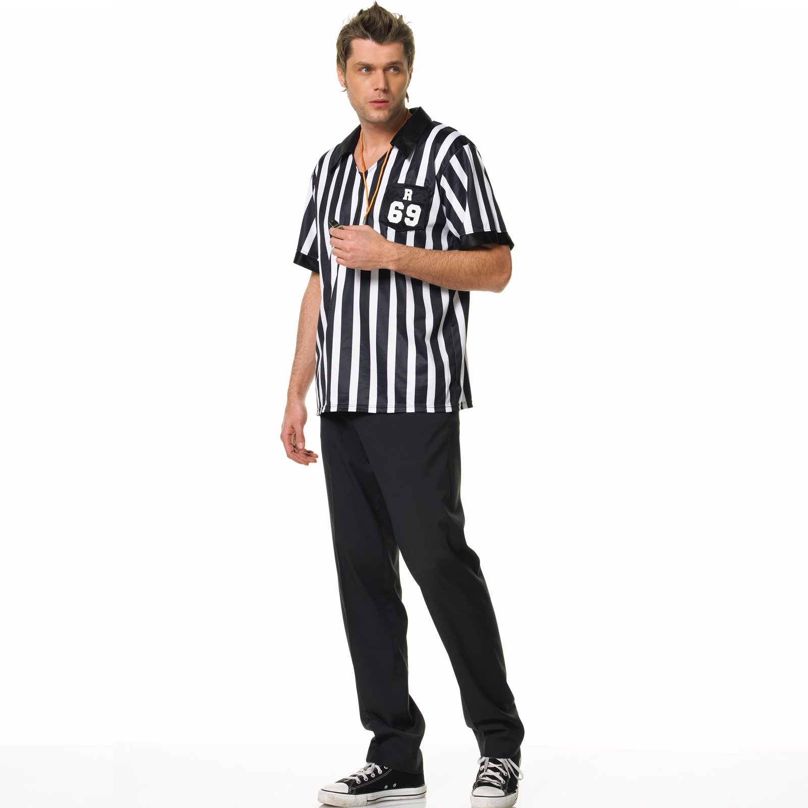 Referee Shirt Adult Costume - Click Image to Close