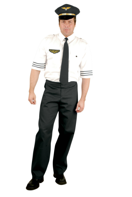 Mile High Captain Adult Costume - Click Image to Close