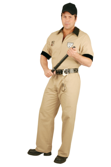 Department Of Corrections Plus Adult Costume - Click Image to Close