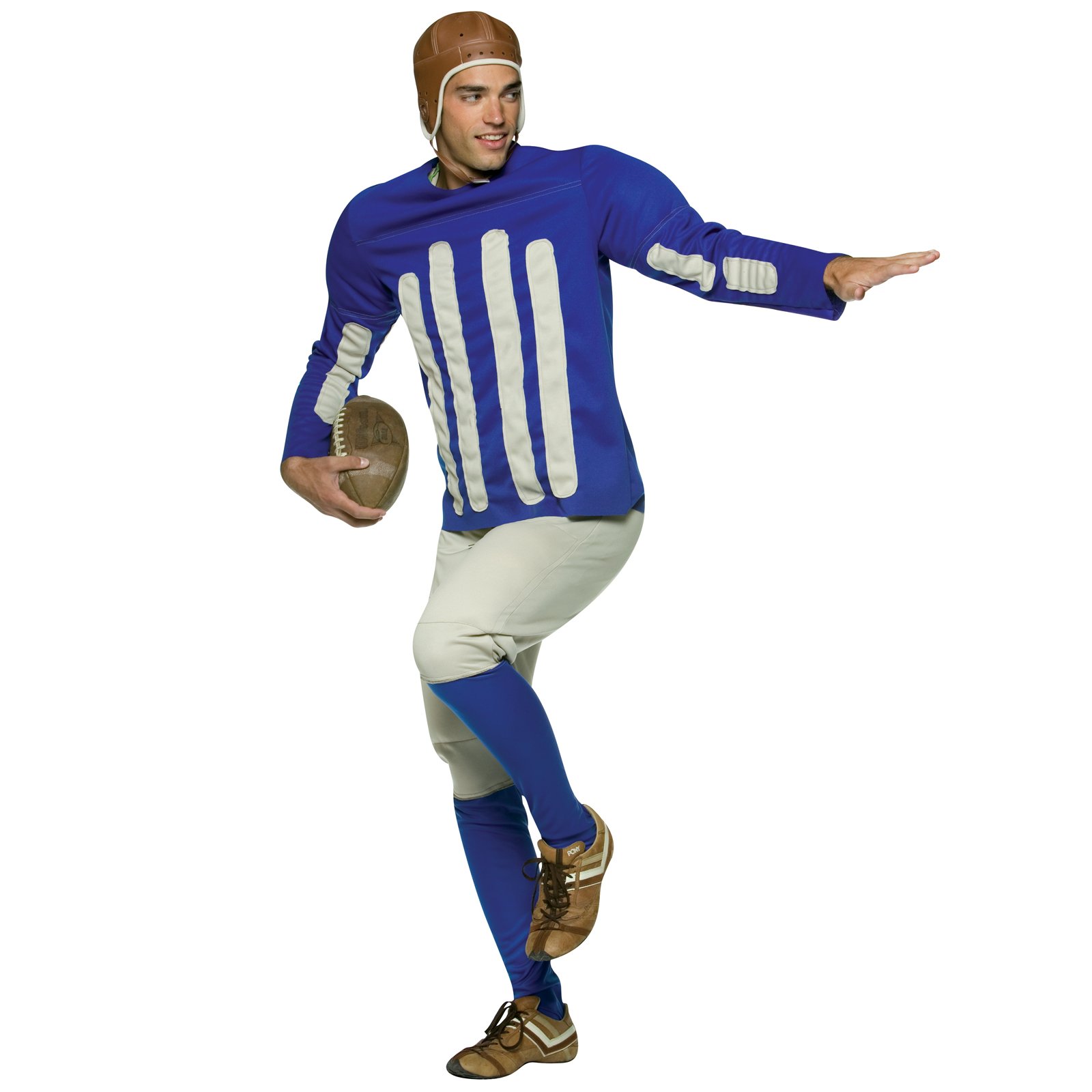 Old Tymer Football Player Adult Costume - Click Image to Close