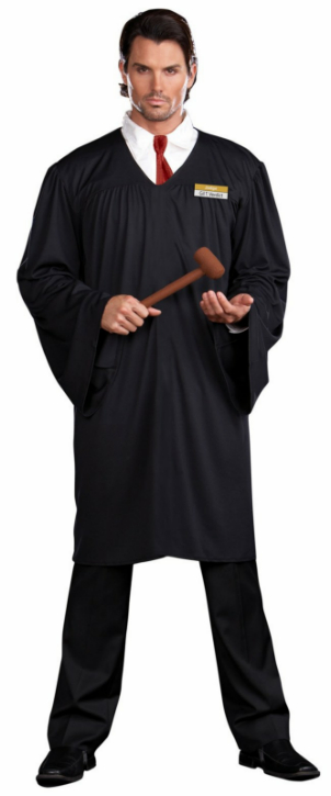 Judge Gil T. Verdict Adult Costume - Click Image to Close