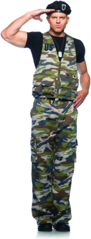 Special Ops Officer Adult Costume - Click Image to Close