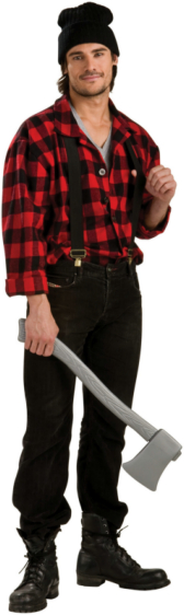 Lumber Jack Adult Costume - Click Image to Close