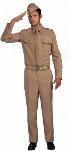 World War II Private Adult Costume - Click Image to Close