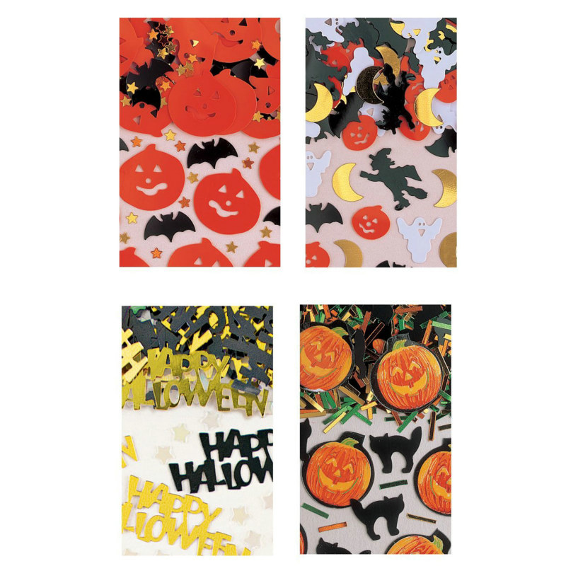 4-Pack Halloween Confetti