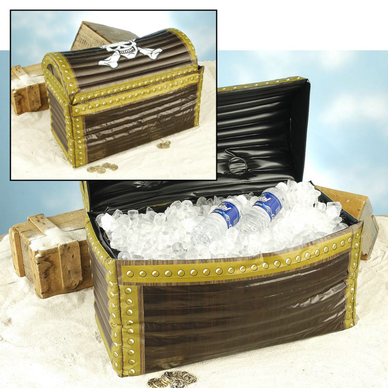 Pirate Inflatable Treasure Chest - Click Image to Close