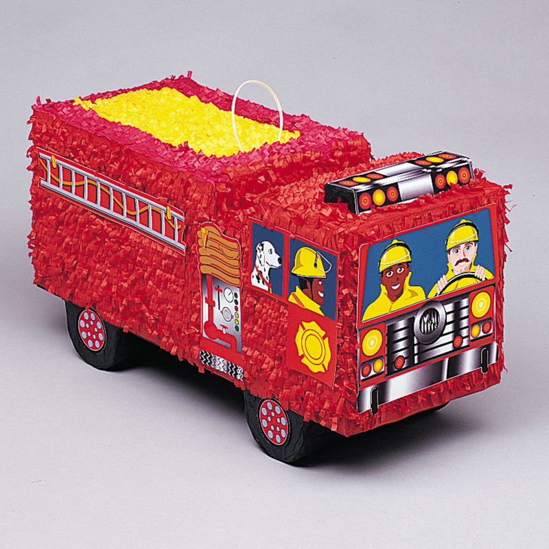 Firefighter Fire Engine Pinata - Click Image to Close