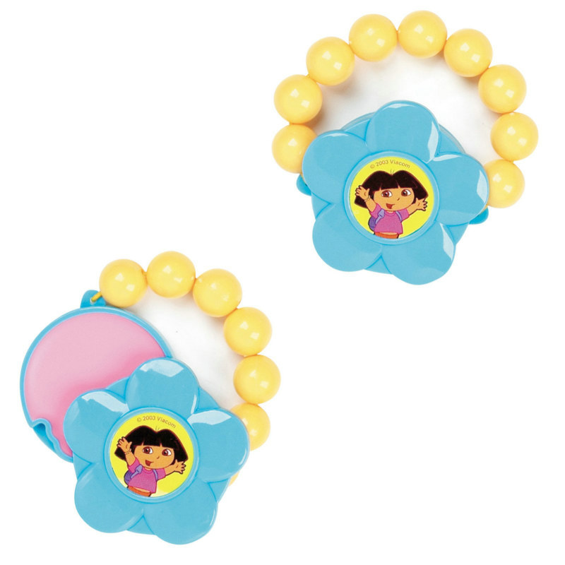 Dora The Explorer Lip Gloss Bracelets (4 count) - Click Image to Close