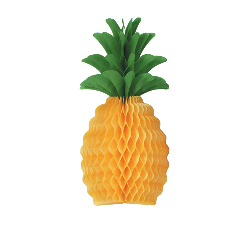 12" Tissue Pineapples (2 count) - Click Image to Close