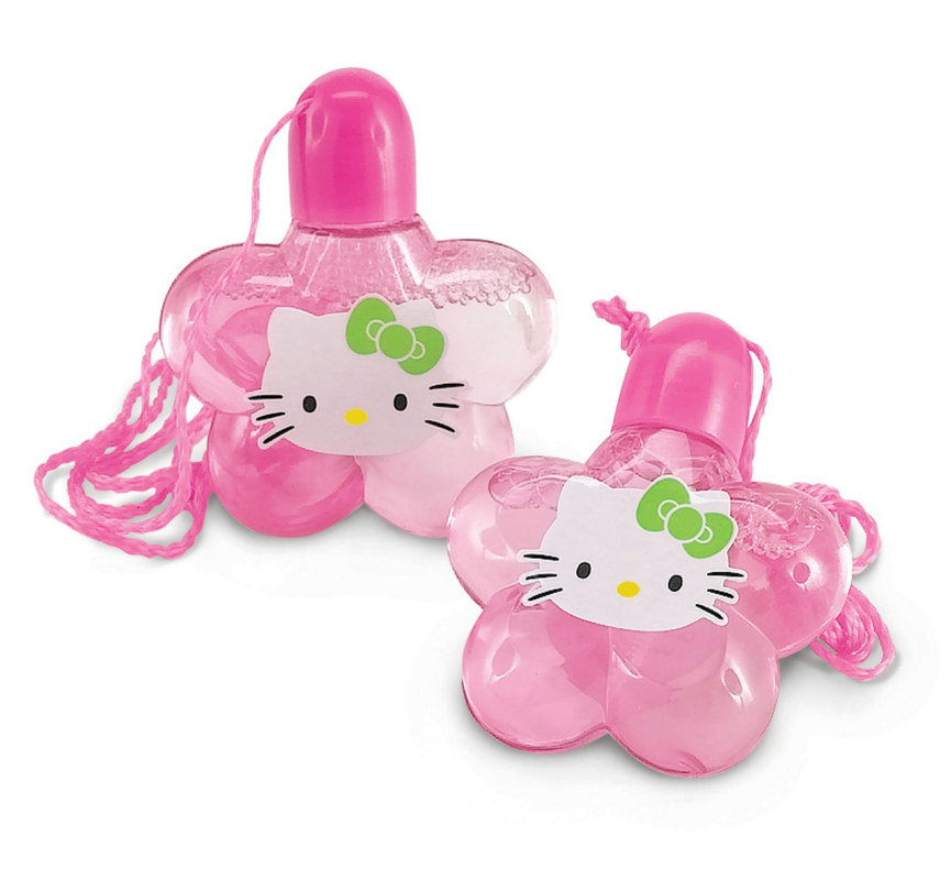 Hello Kitty Bubble Necklaces (4 count) - Click Image to Close