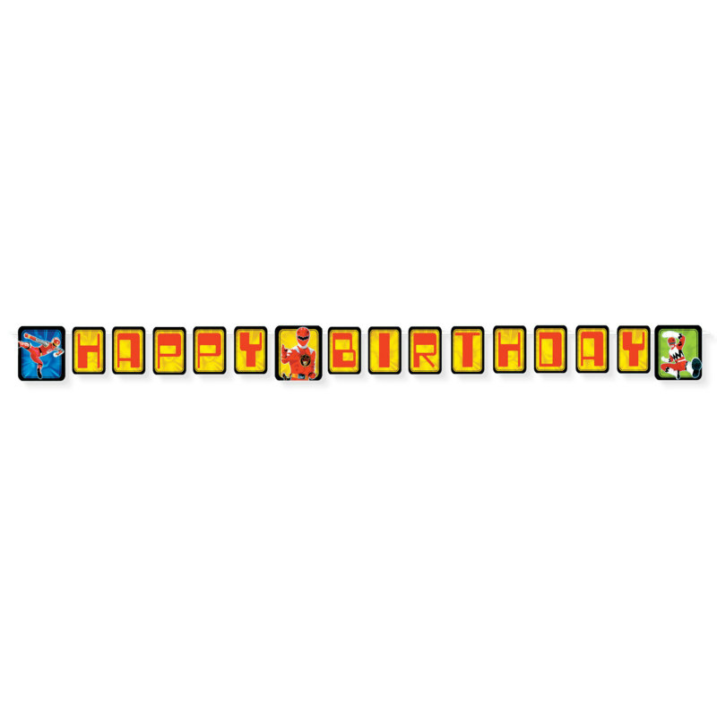 8' Power Rangers Banner