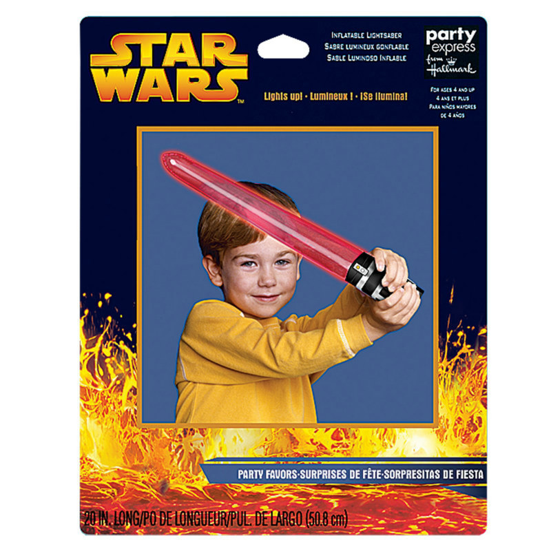 Star Wars Inflatable Lightsaber - Click Image to Close