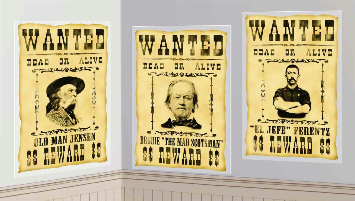 Wanted Posters Add-Ons - Click Image to Close