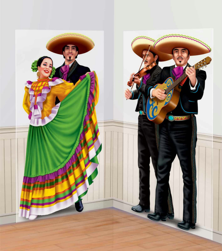 5' Fiesta Dancers & Mariachi Add-Ons - Click Image to Close