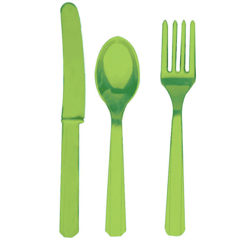 Kiwi Forks, Knives & Spoons (8 each) - Click Image to Close