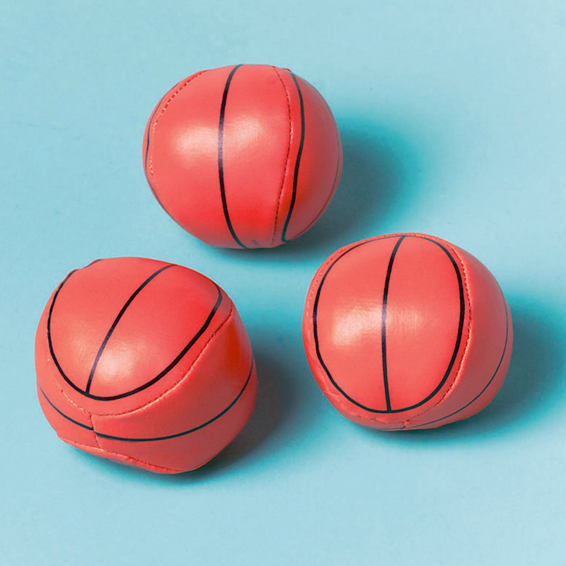 Soft Basketballs (12 count) - Click Image to Close