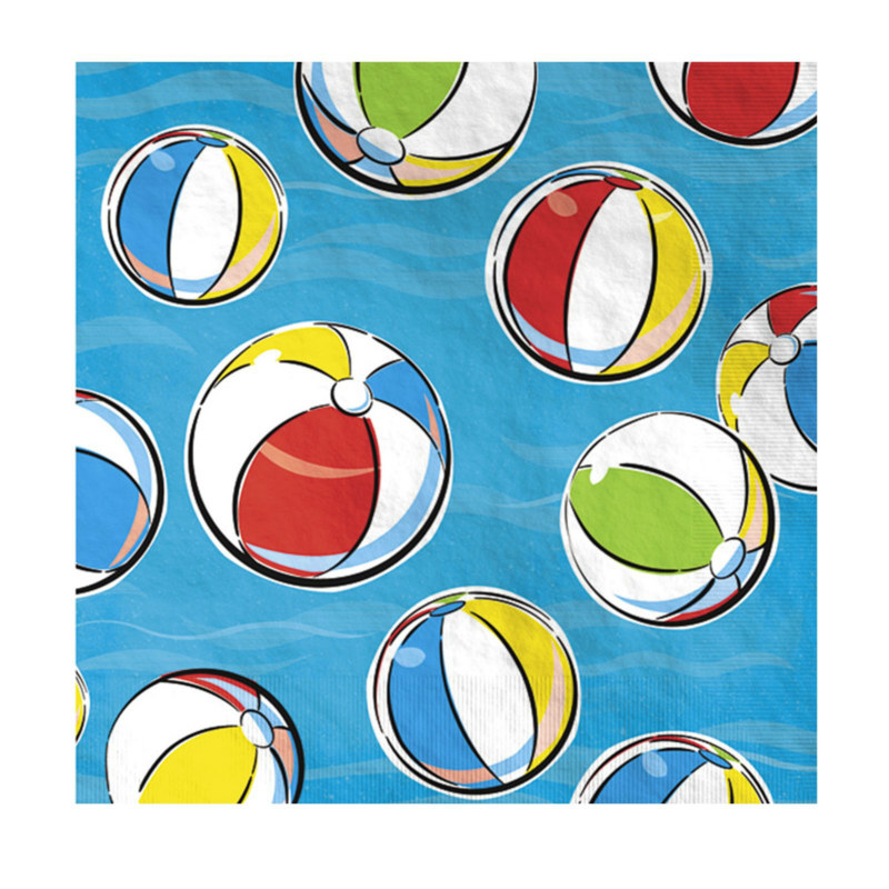 Summertime Fun Lunch Napkins (16 count) - Click Image to Close