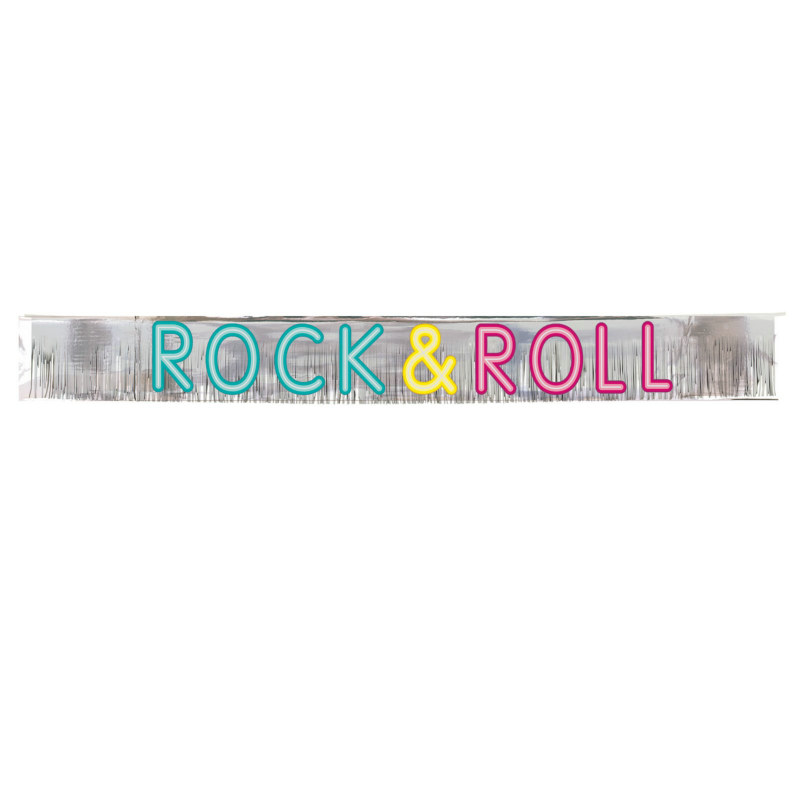 5' Sock Hop Fringed Letter Banner - Click Image to Close