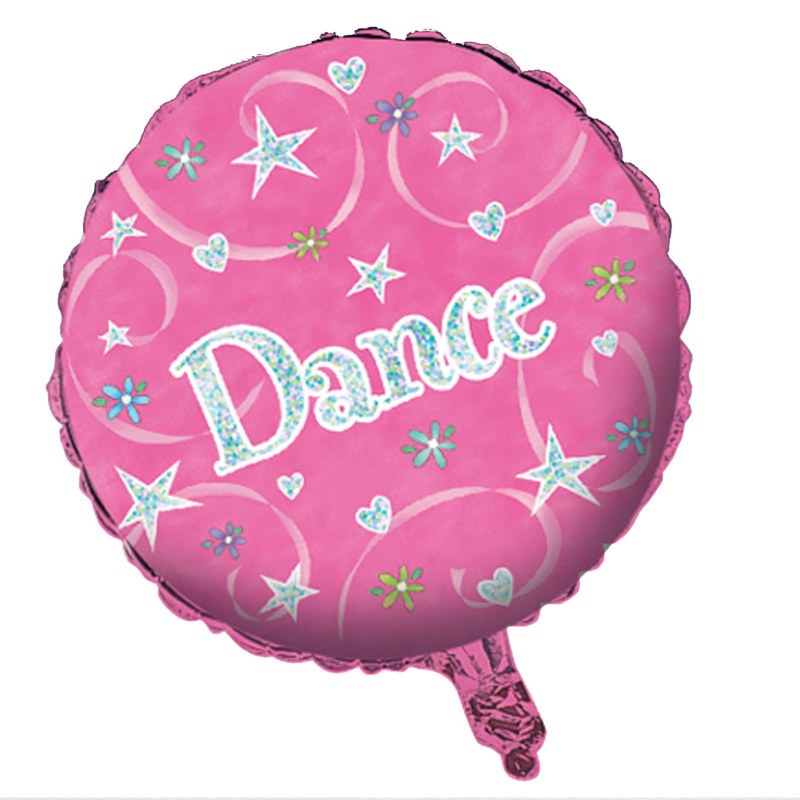 Girl Time Dance 18" Prismatic Foil Balloon