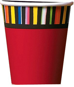Fiesta 9 oz. Paper Cups (8 count) - Click Image to Close