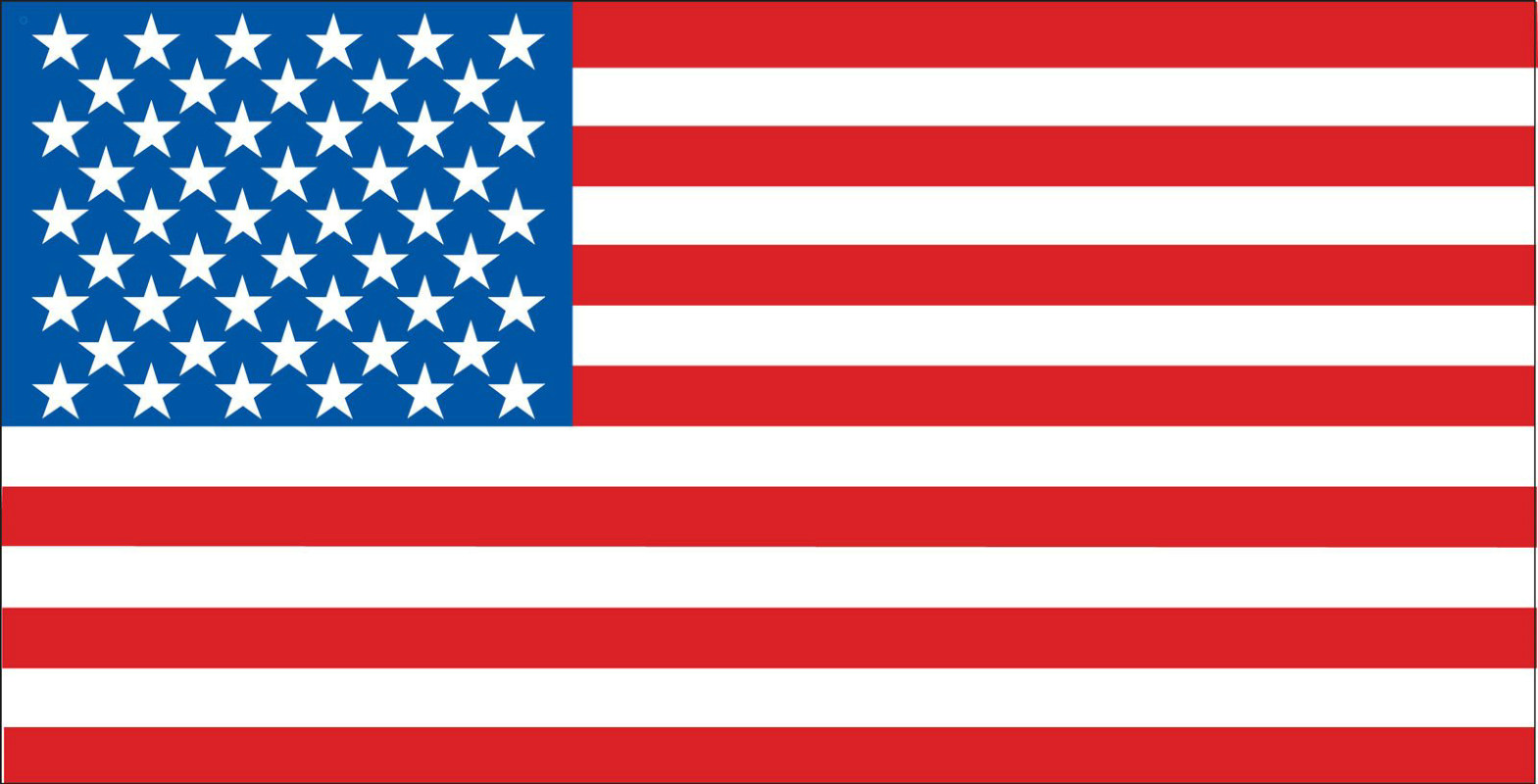 10' American Flag Banner - Click Image to Close