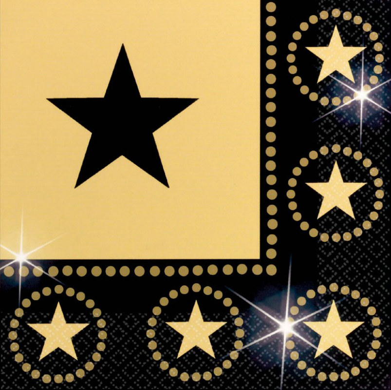 Star Attraction Lunch Napkins (16 count) - Click Image to Close