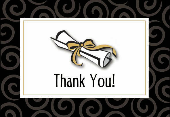 Graduation Day Thank You Cards (50 count) - Click Image to Close