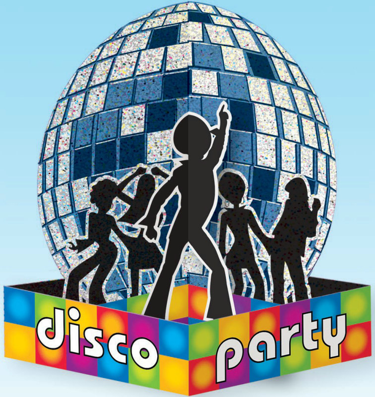 Disco Party Prismatic Centerpiece - Click Image to Close