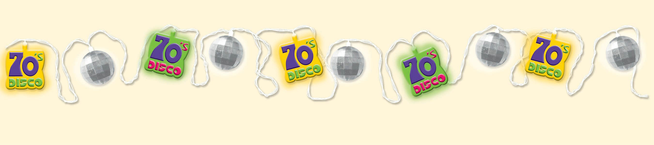 14' Disco Electric Light Set (10 lights) 14' Disco Electric Light Set (10 lights)