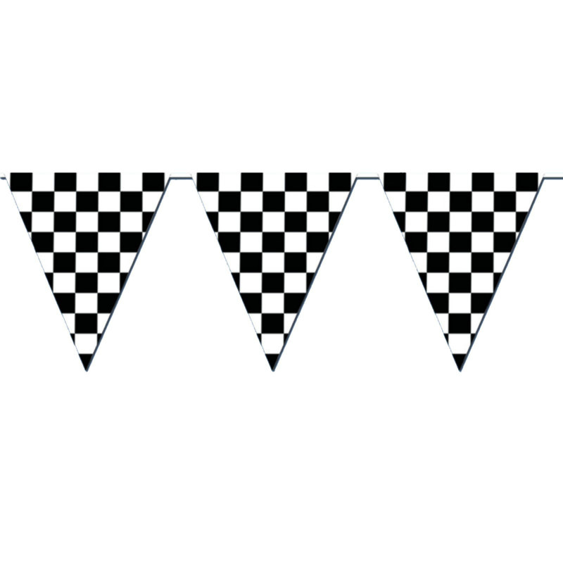 120' Checkered Outdoor Pennant Banner 120' Checkered Outdoor Pennant Banner