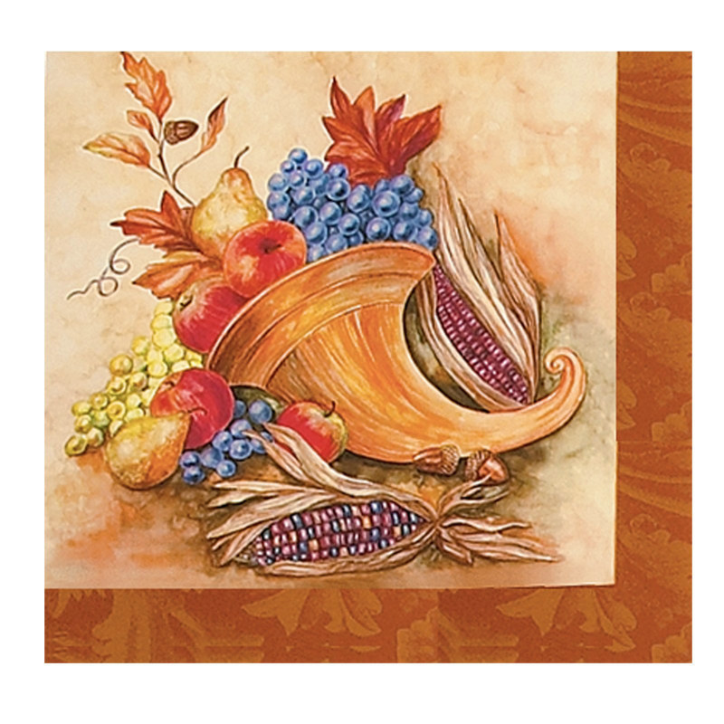 Give Thanks Beverage Napkins (16 count)