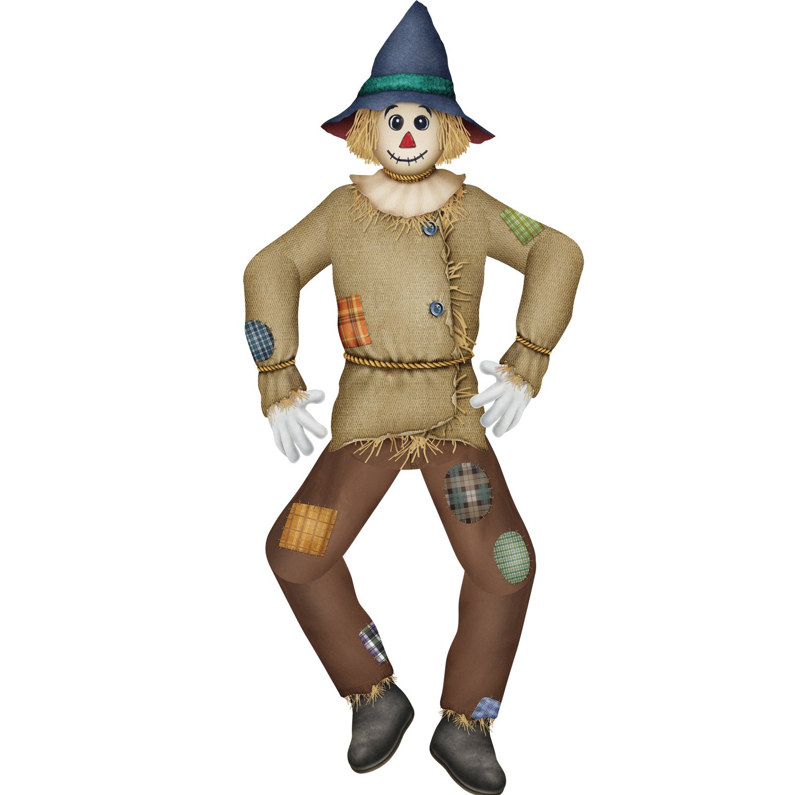 5' Jointed Scarecrow - Click Image to Close