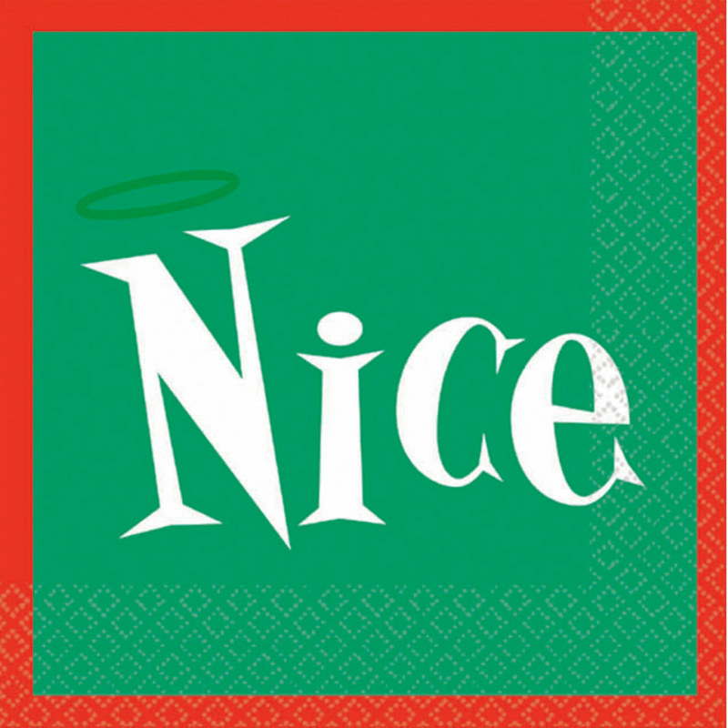 Nice Beverage Napkins (16 count) - Click Image to Close