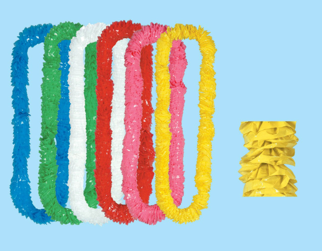 Soft-Twist Poly Lei Assorted (1 count) - Click Image to Close